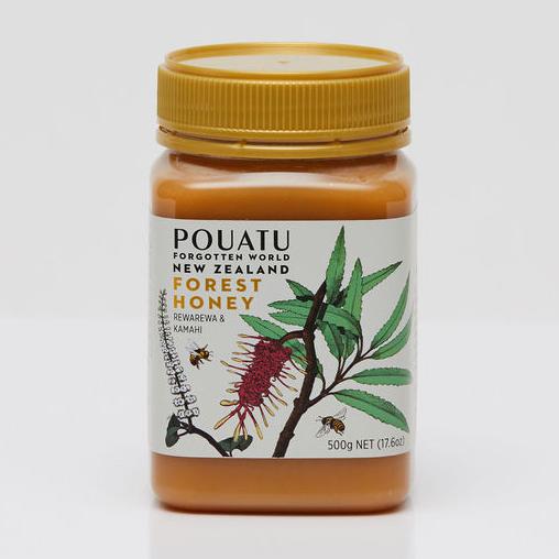 500g of forest honey from the nectars of Rewarewa and Kamahi flowers