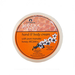 hand and body cream with manuka honey mg300+