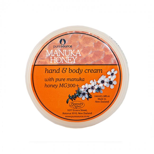 hand and body cream with manuka honey mg300+